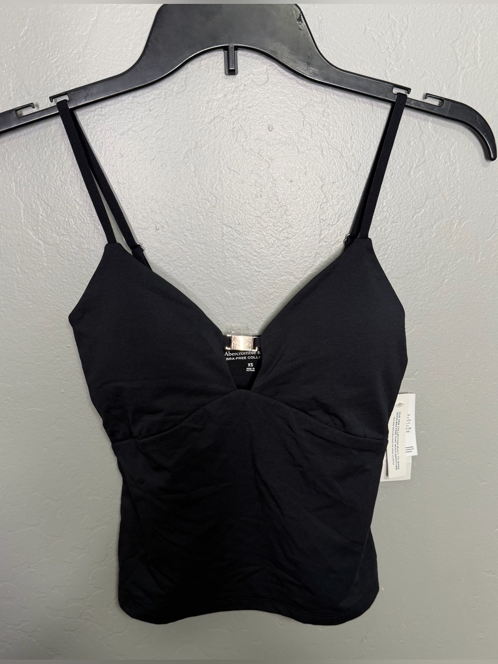Abercrombie & Fitch Bra Free Hardware Top In Black Sz XS